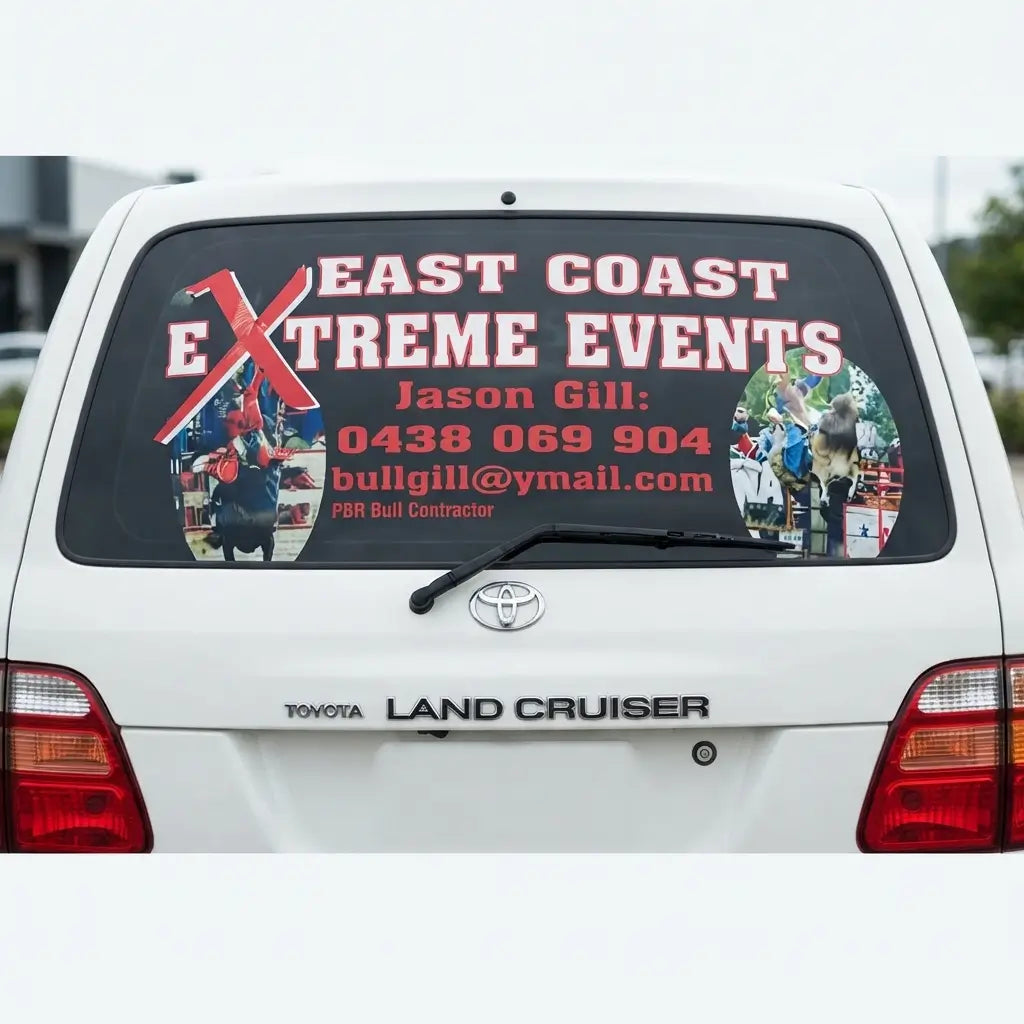 Custom Magnetic Car Sign